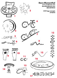 CVCT logo concepts. 